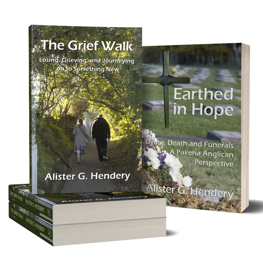 The Grief Walk and Earthed in Hope:
Two print book set
By Alister G. Hendery