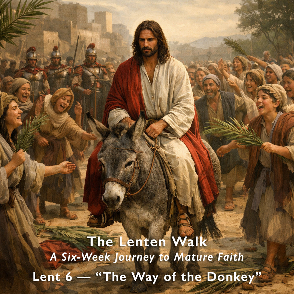 The Lenten Walk
A Six-Week Journey to Mature Faith
By Philip Garside
Lent 6