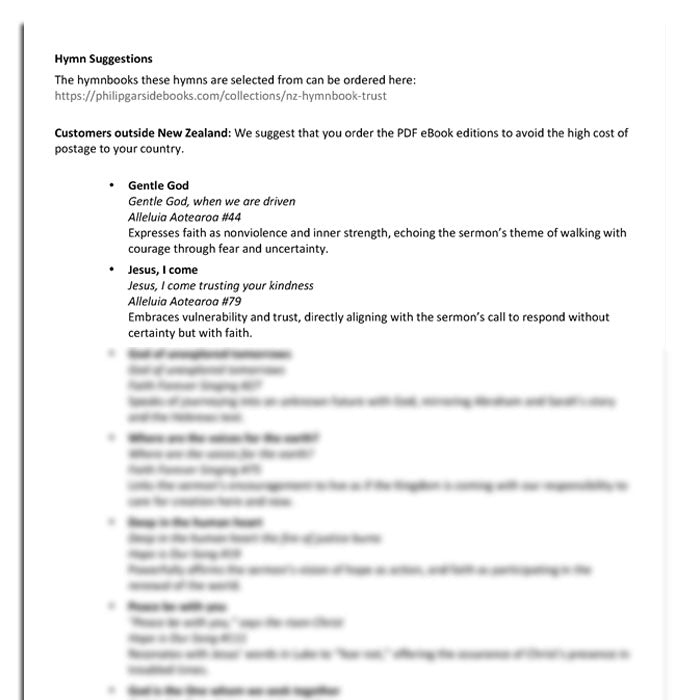 Worship at Hand
Complete Lectionary-Based Worship Services for Sundays in the Church Year
By Philip Garside
Pentecost 9 | 10 Aug 2025
Hymns