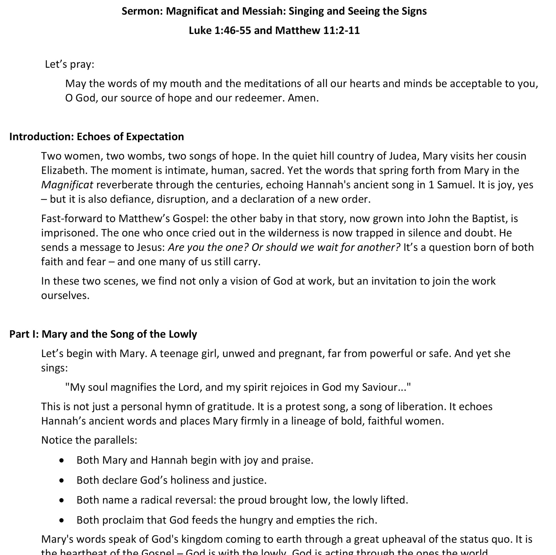 Worship at Hand
Complete Lectionary-Based Worship Services for Sundays in the Church Year
By Philip Garside
Advent 3 | 14 December 2025
Sermon