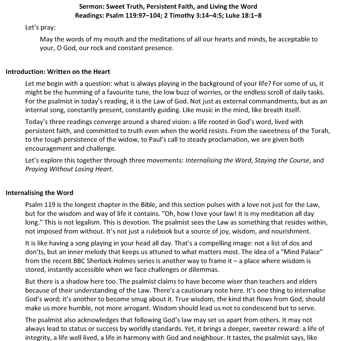 Worship at Hand
Complete Lectionary-Based Worship Services for Sundays in the Church Year
By Philip Garside
Pentecost 19 | 19 October 2025
Sermon