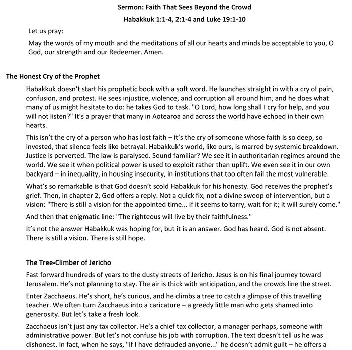 Worship at Hand
Complete Lectionary-Based Worship Services for Sundays in the Church Year
By Philip Garside
Pentecost 21 | 2 November 2025
Sermon