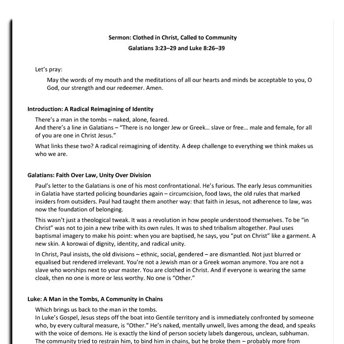 Worship at Hand
Complete Lectionary-Based Worship Services for Sundays in the Church Year
By Philip Garside
Pentecost 2 | 22 June 2025
Sermon