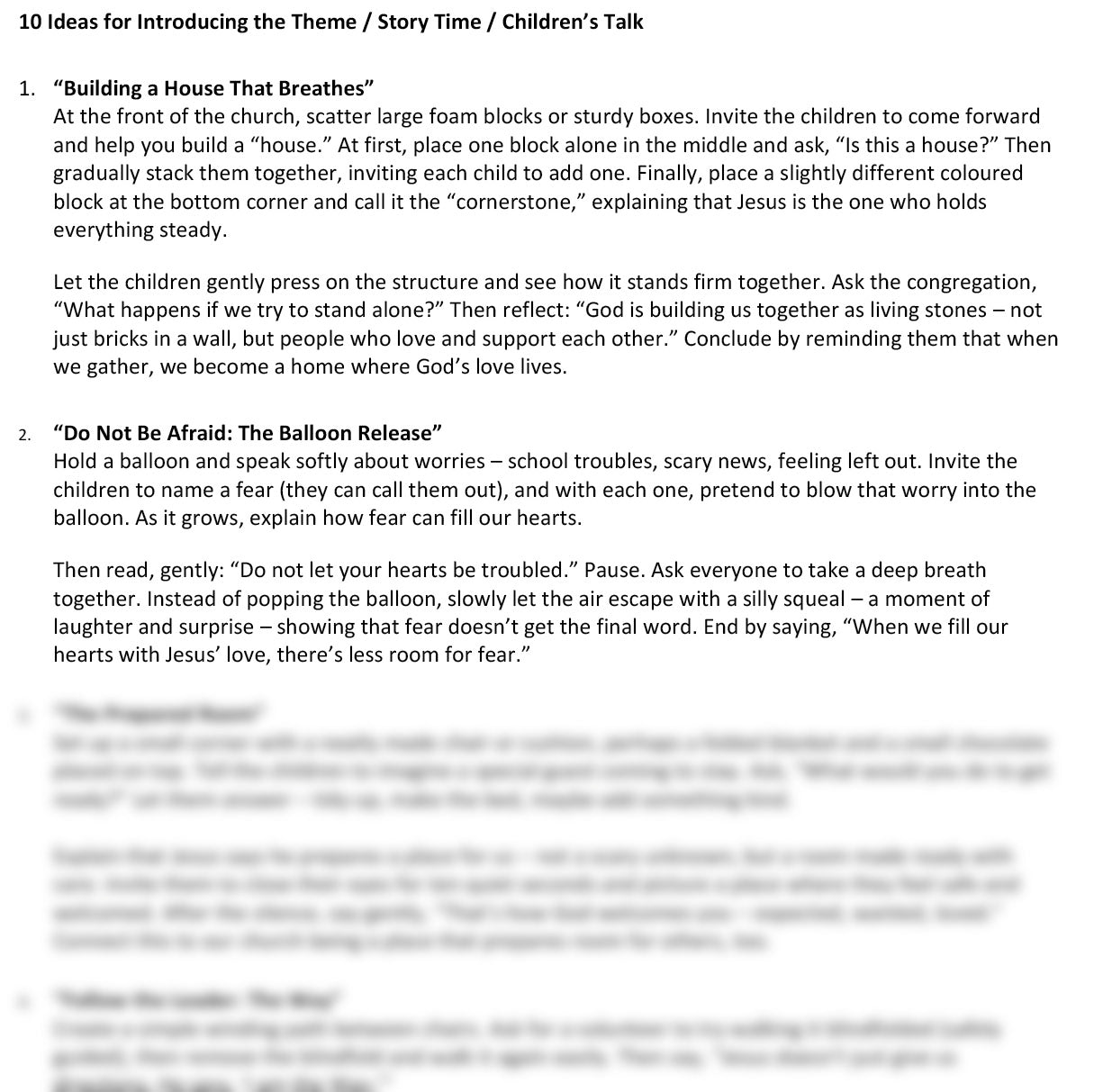 Worship at Hand
Complete Lectionary-Based Worship Services for Sundays in the Church Year
By Philip Garside
Easter 5 | 3 May 2026
Children's Talk Ideas