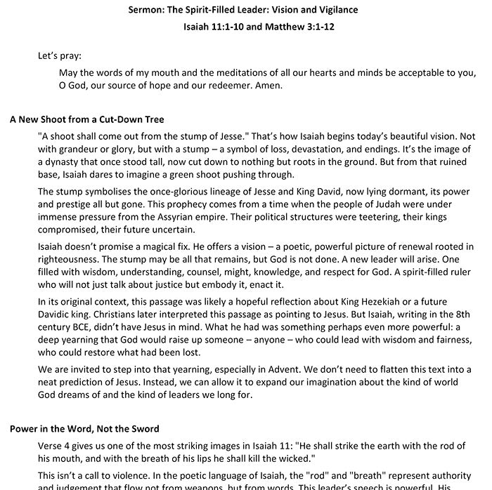 Worship at Hand
Complete Lectionary-Based Worship Services for Sundays in the Church Year
By Philip Garside
Advent 2 | 7 December 2025
Sermon