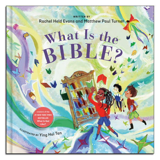 What Is the Bible?
A Kid-Friendly Exploration of the Bible’s Big Story and Why It Matters
By Rachel Held Evans & Matthew Paul Turner (Illustrated by Ying Hui Tan)