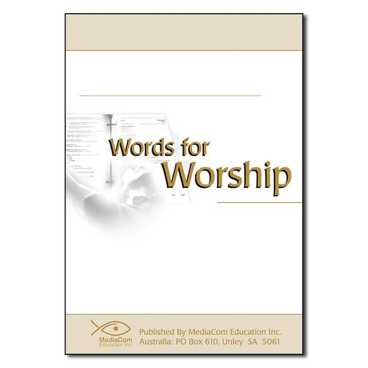 Words for Worship Digital subscription: 4 issues per annum.