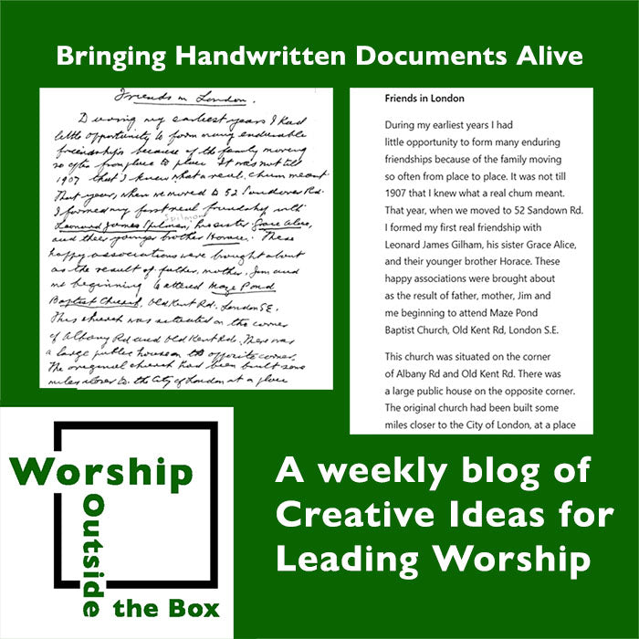 72 – Bringing Handwritten Documents Alive
