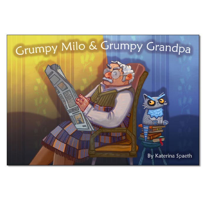 Grumpy Milo and Grumpy Grandpa - Print