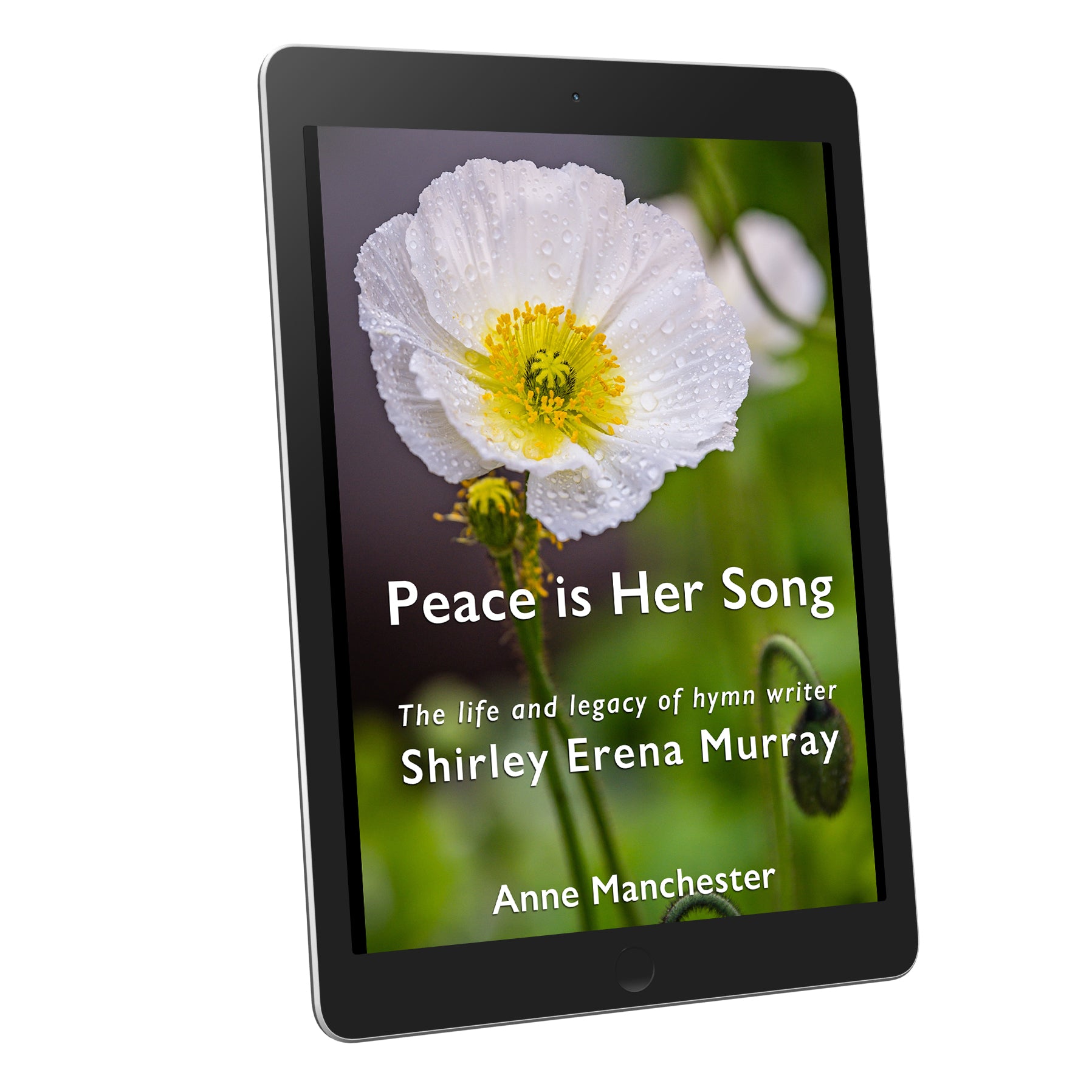 Peace is Her Song: The life and legacy of hymn writer Shirley Erena Murray By Anne Manchester.
Zipped file (66mb) containing eBook editions of this book in PDF, ePub and Mobi formats.

338pp 6”x 9”
17 full colour and 21 b/w photos