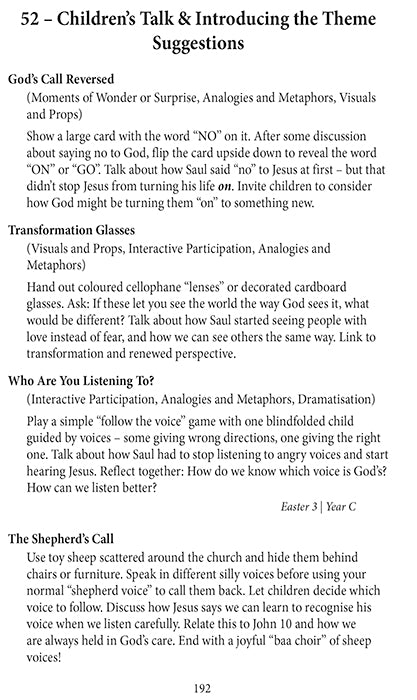 The Creative Worship Leader’s Toolbox
Tools, Tips, and Ideas for Engaging Services
By Philip C. Garside
Page 192