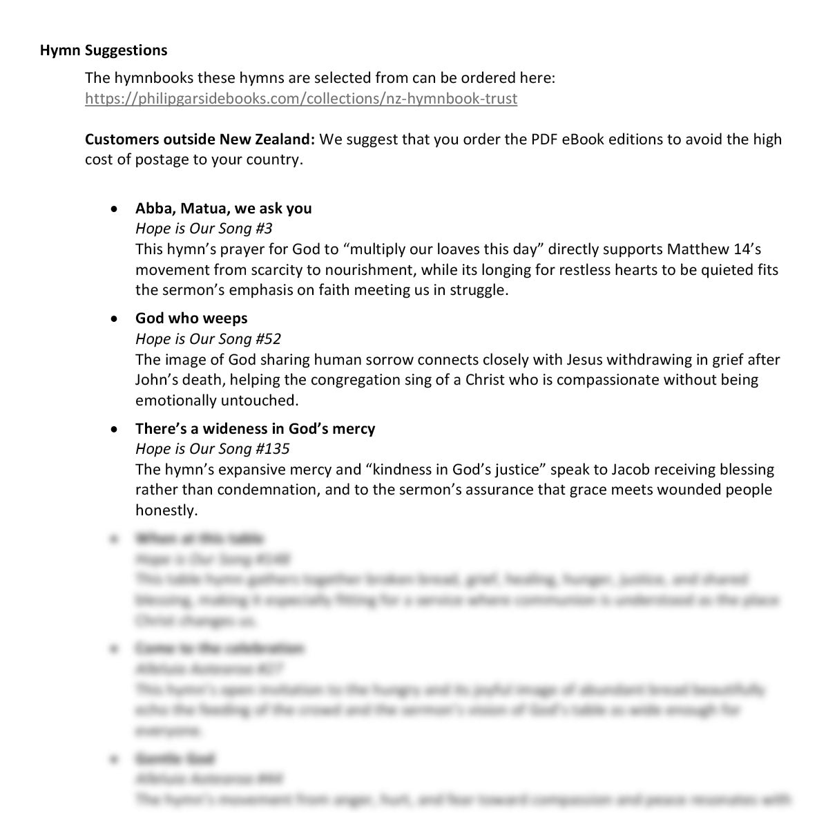 Worship at Hand
Complete Lectionary-Based Worship Services for Sundays in the Church Year
By Philip Garside
Pentecost 10 | 2 August 2026
Hymn suggestions