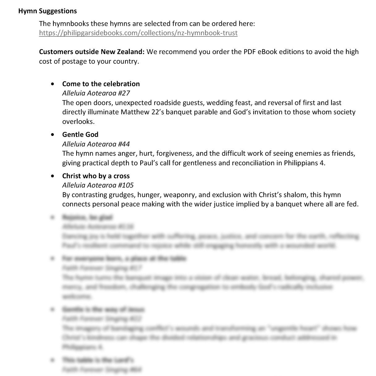 Worship at Hand
Complete Lectionary-Based Worship Services for Sundays in the Church Year
Digital download product
By Philip Garside
Pentecost 20 | 11 October 2026
Hymn suggestions