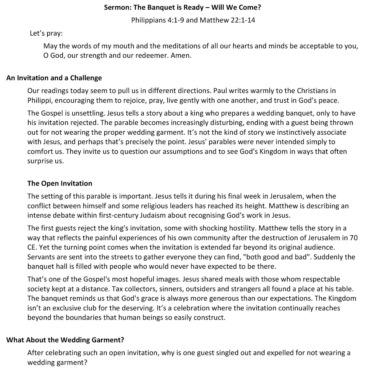 Worship at Hand
Complete Lectionary-Based Worship Services for Sundays in the Church Year
Digital download product
By Philip Garside
Pentecost 20 | 11 October 2026
Sermon