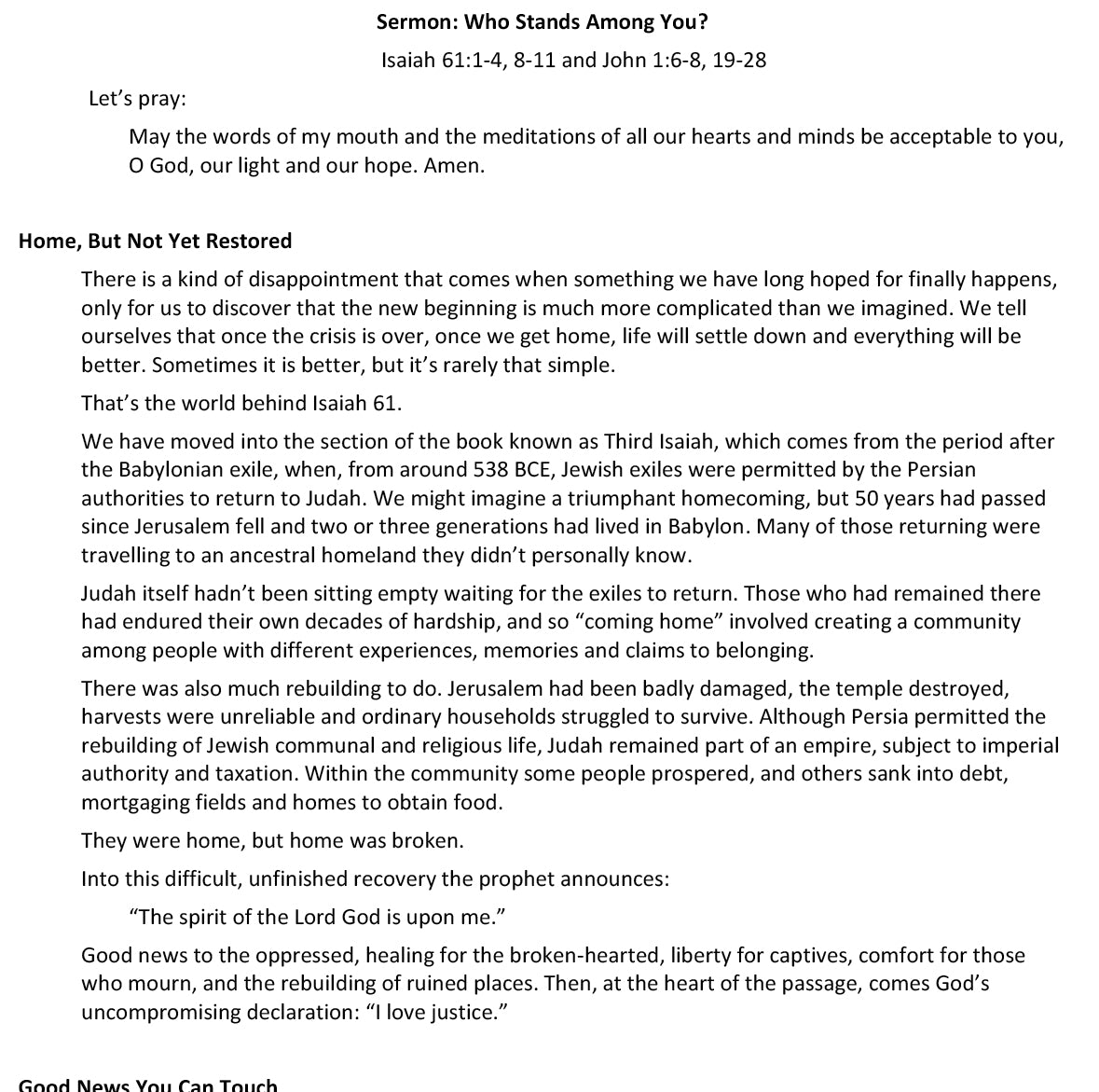 Worship at Hand
Complete Lectionary-Based Worship Services for Sundays
Digital download product
By Philip Garside
Advent 3 | 13 December 2026
Sermon