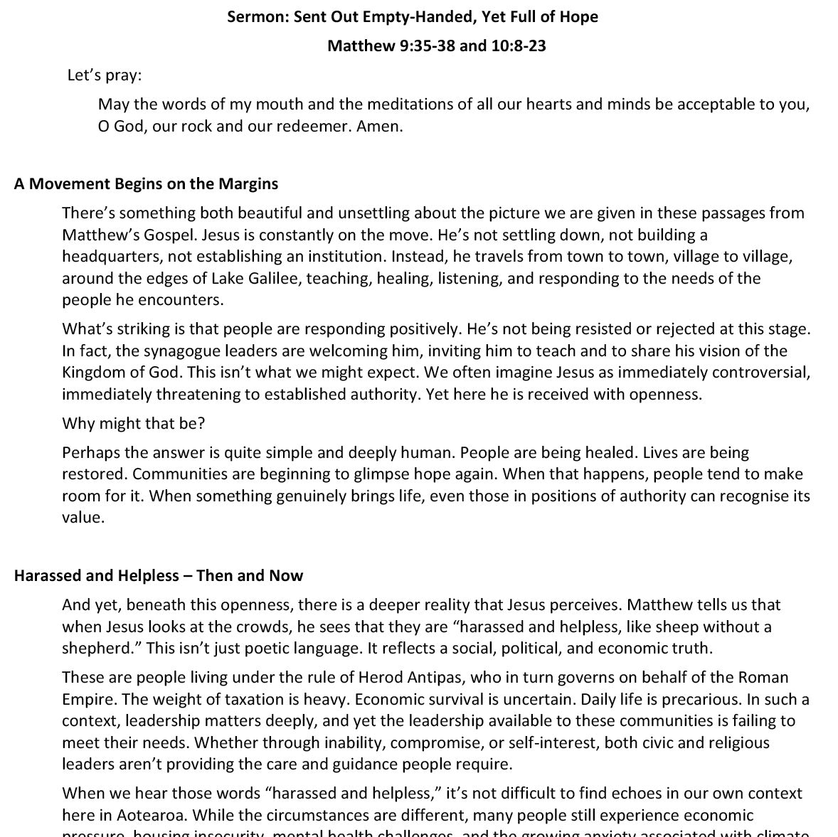 Worship at Hand
Complete Lectionary-Based Worship Services for Sundays in the Church Year
By Philip Garside
Pentecost 3 | 14 June 2026
Sermon