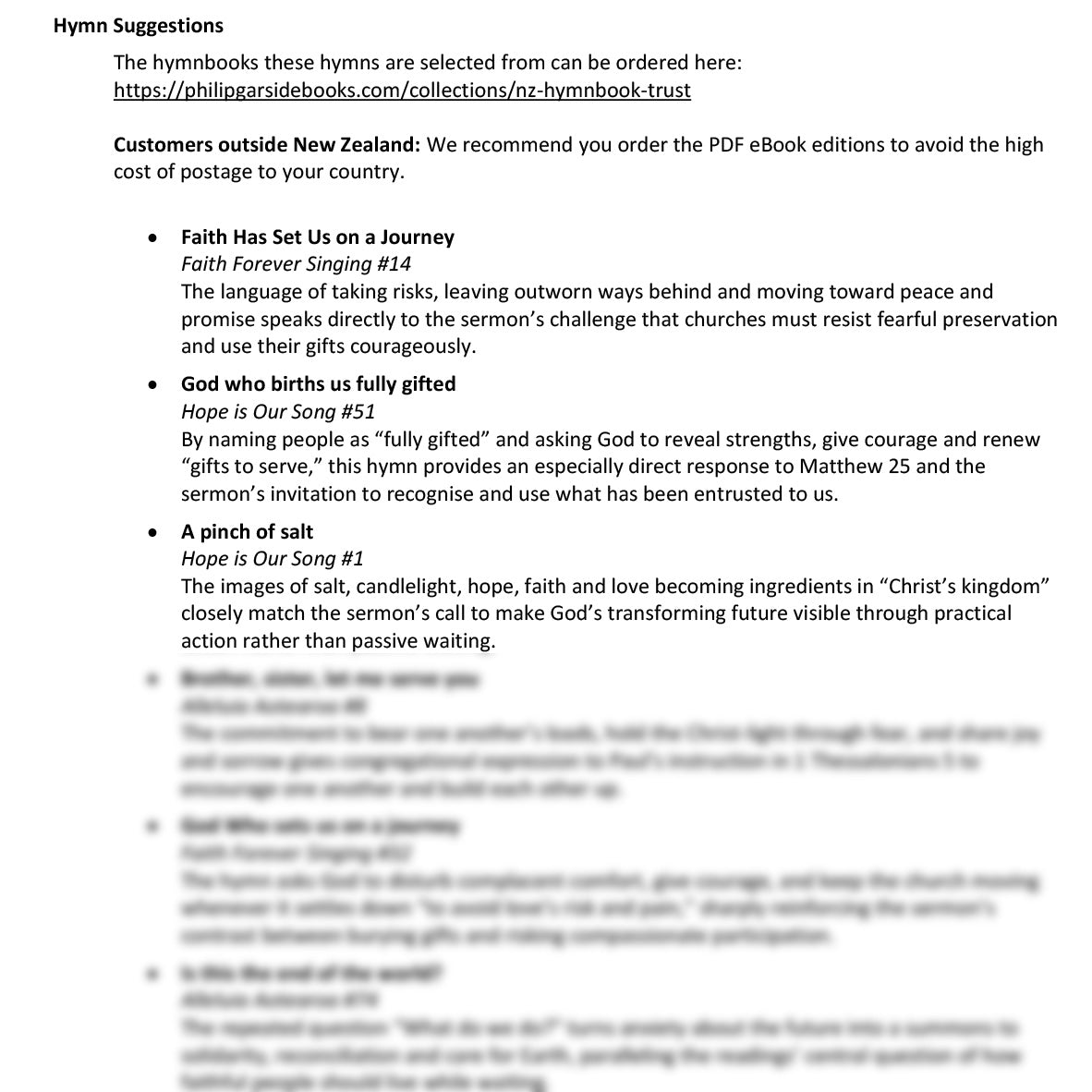 Worship at Hand
Complete Lectionary-Based Worship Services for Sundays
Digital download product
By Philip Garside
Pentecost 25 | 15 November 2026
Hymn suggestions