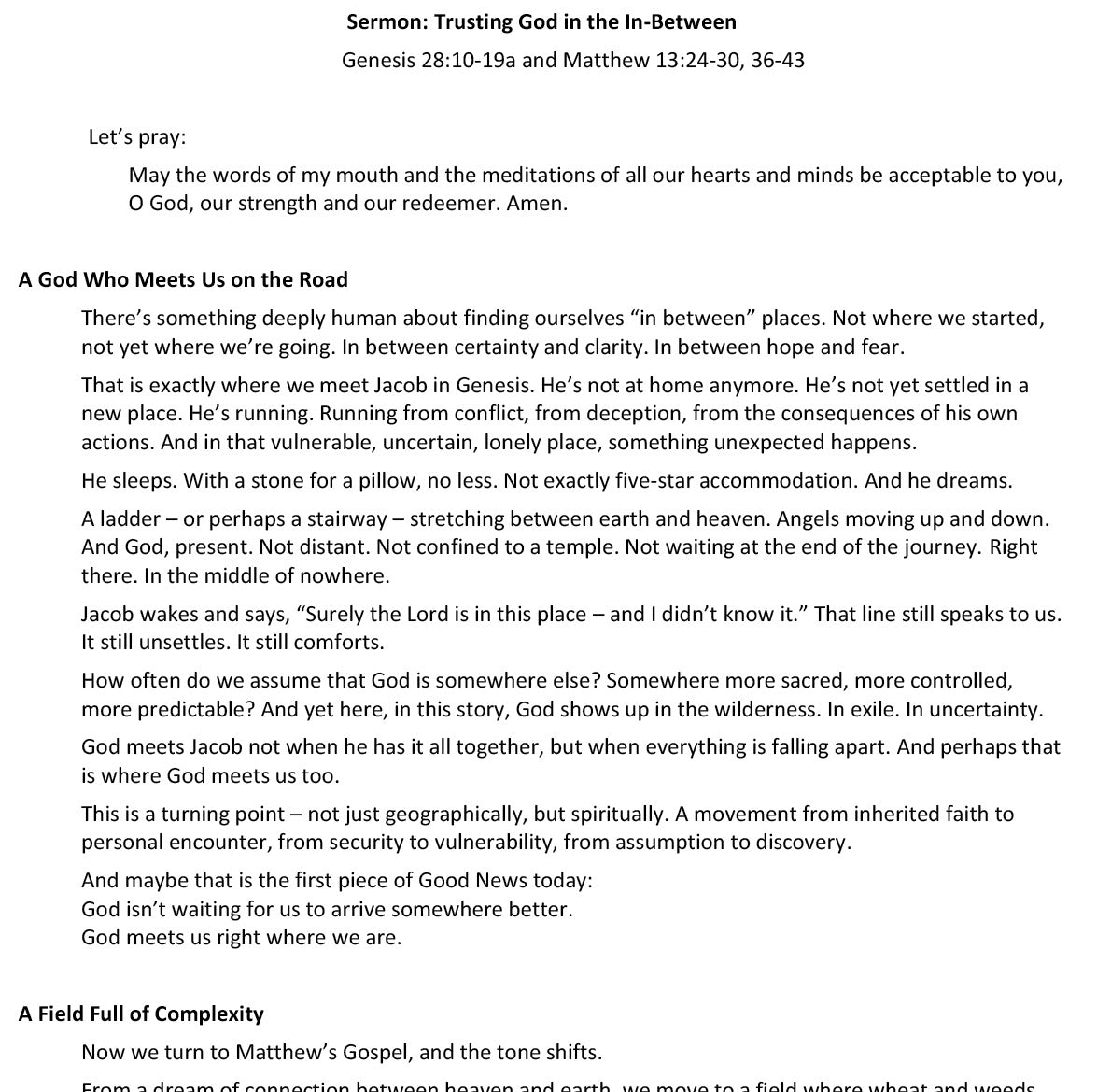 Worship at Hand
Complete Lectionary-Based Worship Services for Sundays in the Church Year
By Philip Garside
Pentecost 8 | 19 July 2026
Sermon
