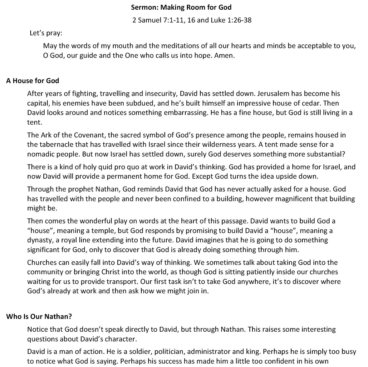 Worship at Hand
Complete Lectionary-Based Worship Services for Sundays
Digital download product
By Philip Garside
Advent 4 | 20 December 2026
Sermon