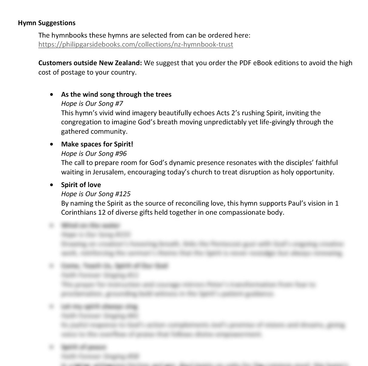 Worship at Hand
Complete Lectionary-Based Worship Services for Sundays in the Church Year
By Philip Garside
Pentecost | 24 May 2026
Hymn Suggestions