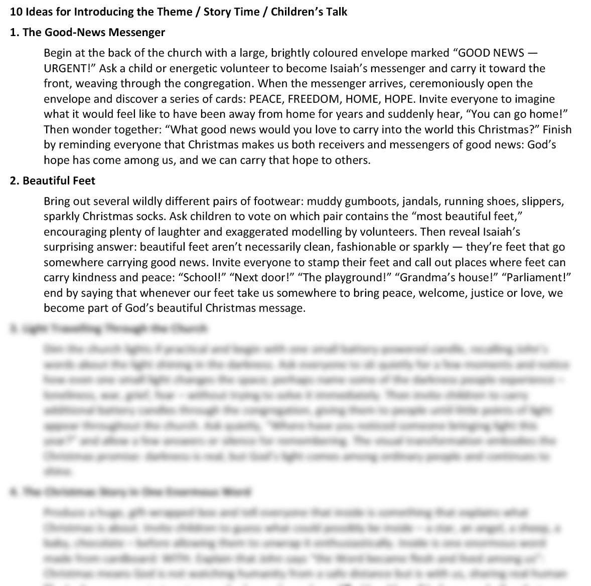 Worship at Hand
Complete Lectionary-Based Worship Services for Sundays
Digital download product
By Philip Garside
Christmas Day | 25 December 2026
Children's Talk ideas