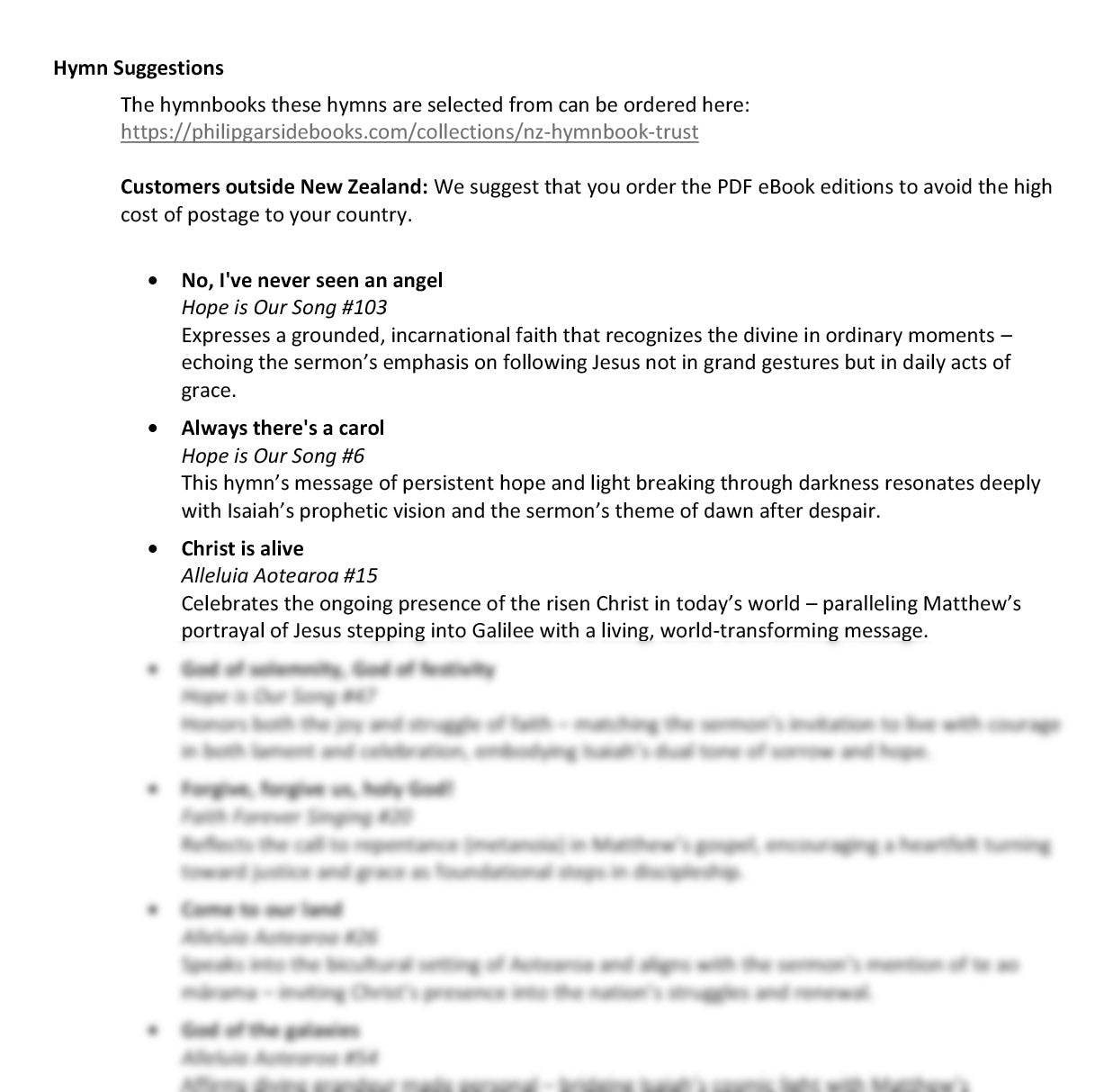 Worship at Hand
Complete Lectionary-Based Worship Services for Sundays in the Church Year
By Philip Garside
Epiphany 3 | 25 January 2026
Hymn suggestions