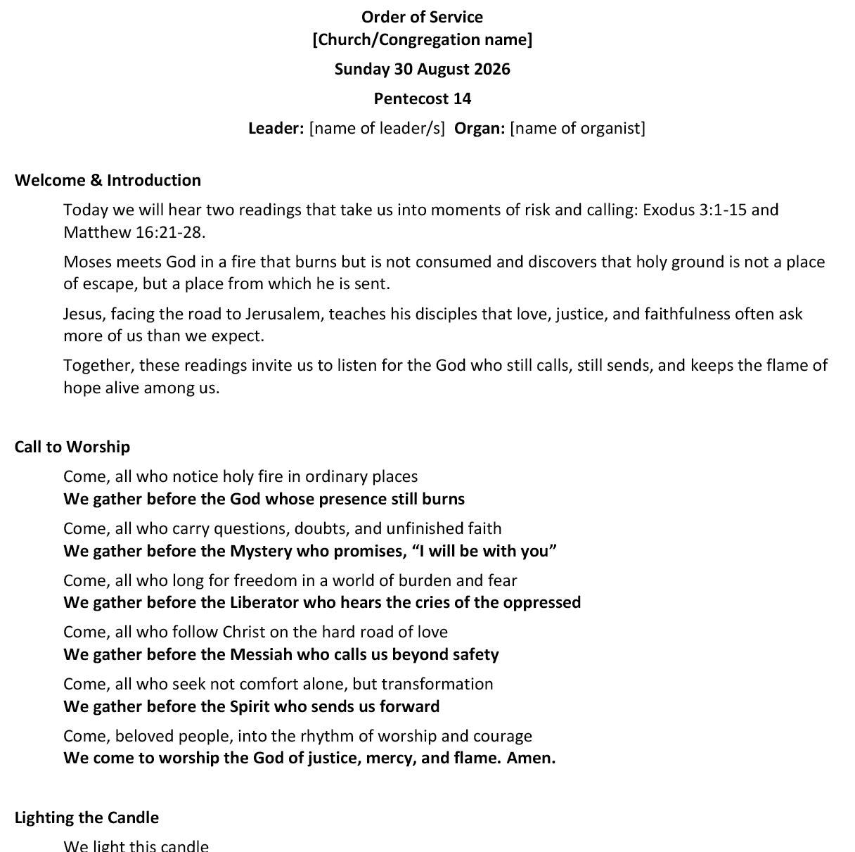 Worship at Hand – August 2026 | Whole Month [Save 10%]