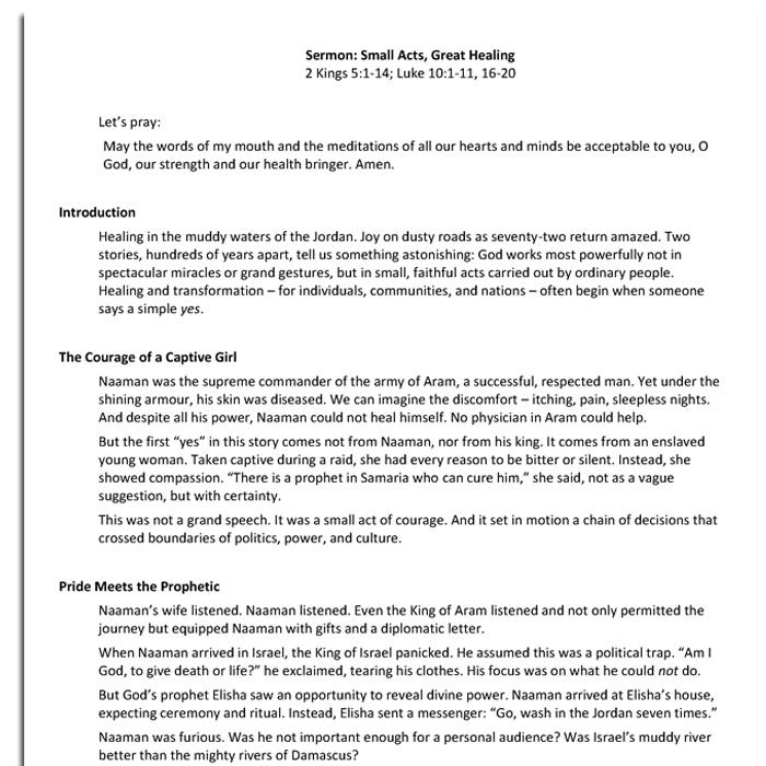 Worship at Hand
Complete Lectionary-Based Worship Services for Sundays in the Church Year
By Philip Garside
Pentecost 4 | 6 July 2025
Sermon