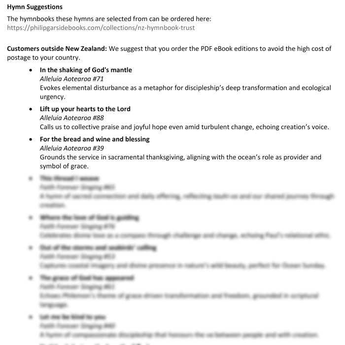 Worship at Hand
Complete Lectionary-Based Worship Services for Sundays in the Church Year
By Philip Garside
Pentecost 13 | 7 September 2025
Hymn suggestions