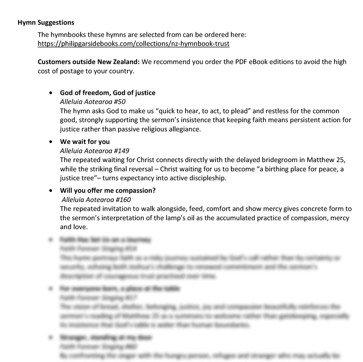 Worship at Hand
Complete Lectionary-Based Worship Services for Sundays
Digital download product
By Philip Garside
Pentecost 24 | 8 November 2026
Hymn suggestions