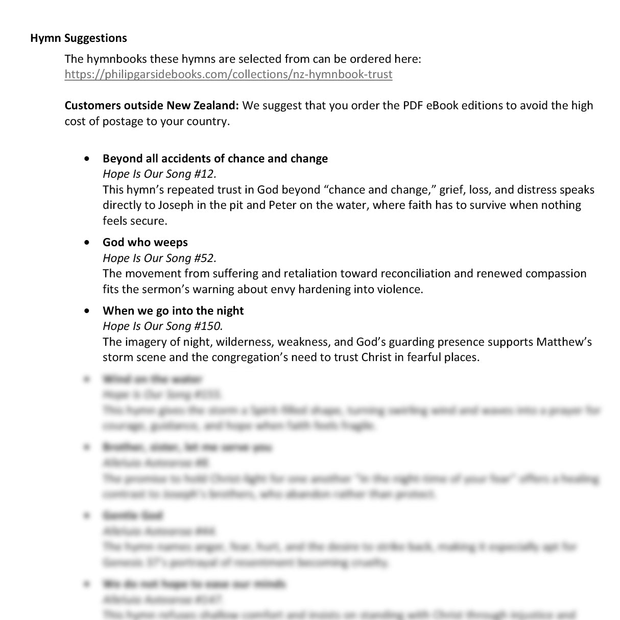 Worship at Hand
Complete Lectionary-Based Worship Services for Sundays in the Church Year
By Philip Garside
Pentecost 11 | 9 August 2026
Hymn syggestions