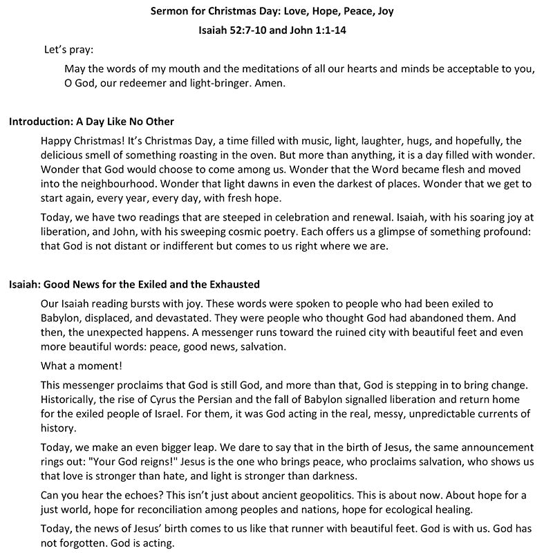 Worship at Hand
Complete Lectionary-Based Worship Services for Sundays in the Church Year
By Philip Garside
Christmas Day | 25 December 2025
Sermon