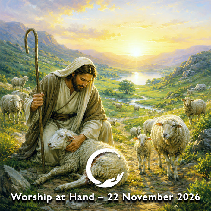 Worship at Hand
Complete Lectionary-Based Worship Services for Sundays
Digital download product
By Philip Garside
Reign of Christ | 22 November 2026