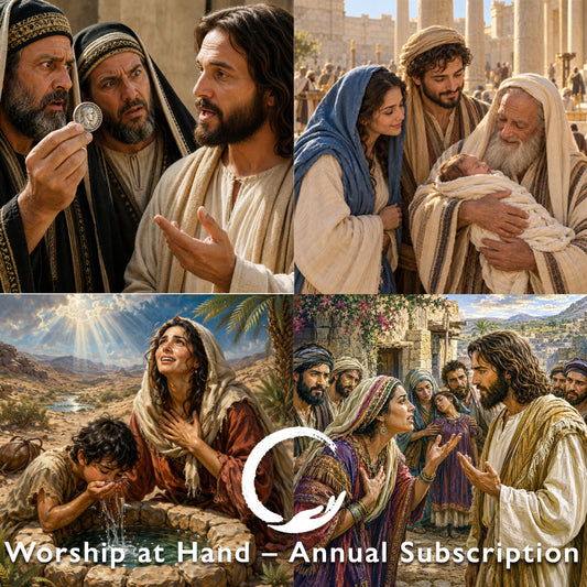 Worship at Hand
Complete Lectionary-Based Worship Services for Sundays in the Church Year
Digital download product
By Philip Garside
Annual Subscription